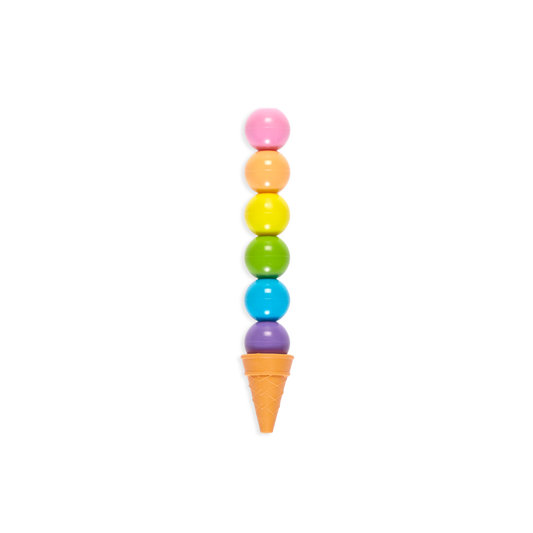 Rainbow Scoop Stackable Crayon