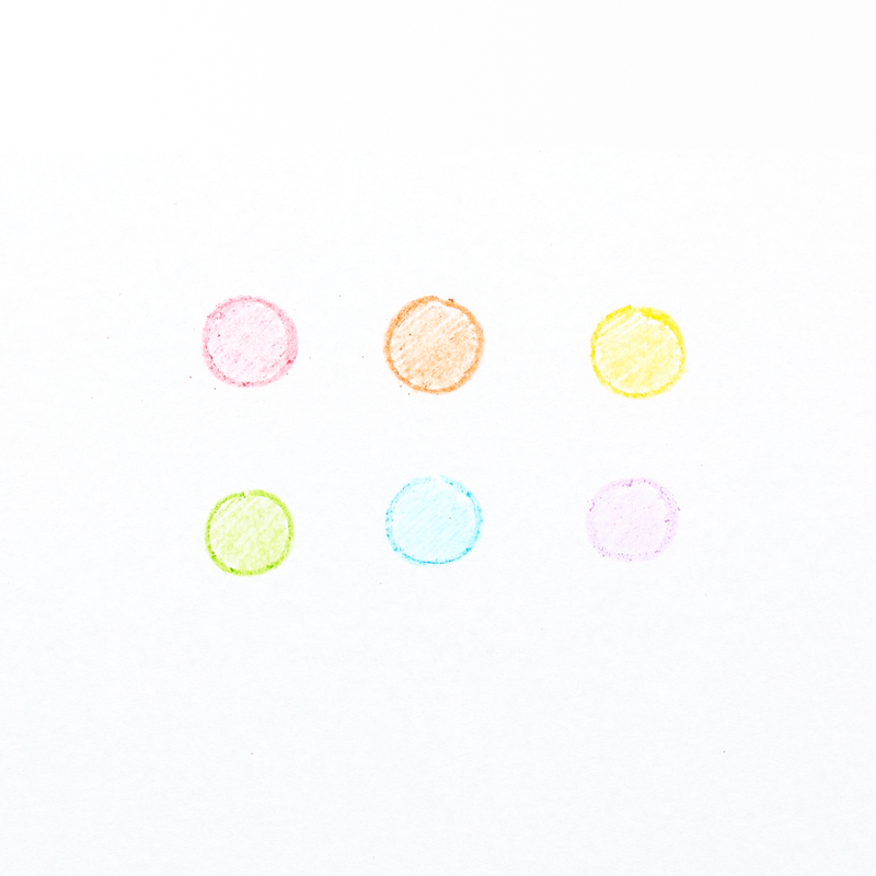 Rainbow Scoop Stackable Crayon