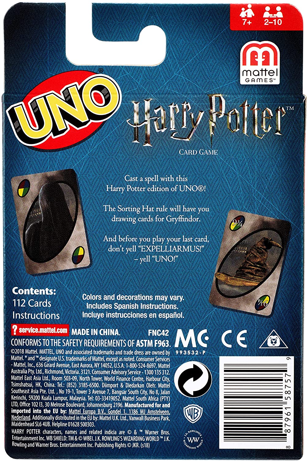 Harry Potter UNO