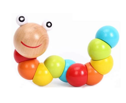 Wooden Bendy Bug