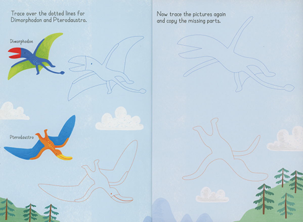 Little Wipe Clean- Dinosaur Tracing