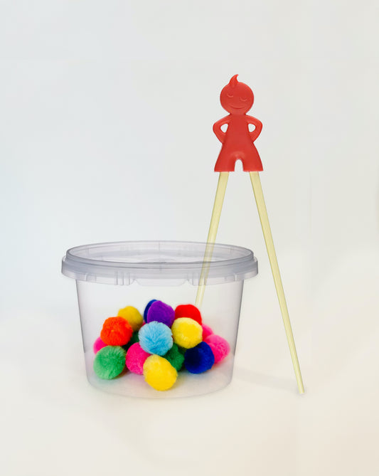 Chopsticks and Pom Poms