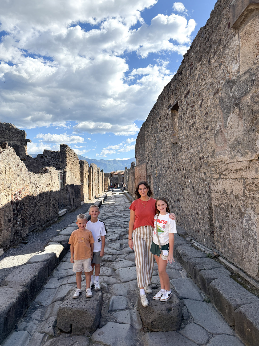 Pompeii with kids- our itinerary, what we loved and what we'd do differently