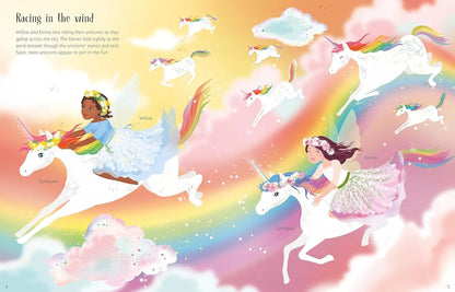 Sticker Dolly Dress-up Rainbow Unicorns