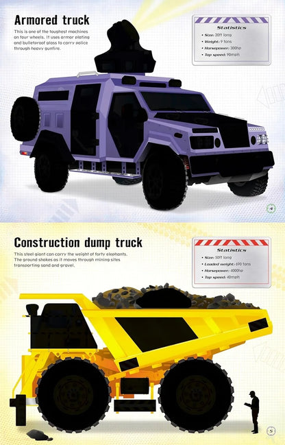 Build Your Own Trucks Sticker Book