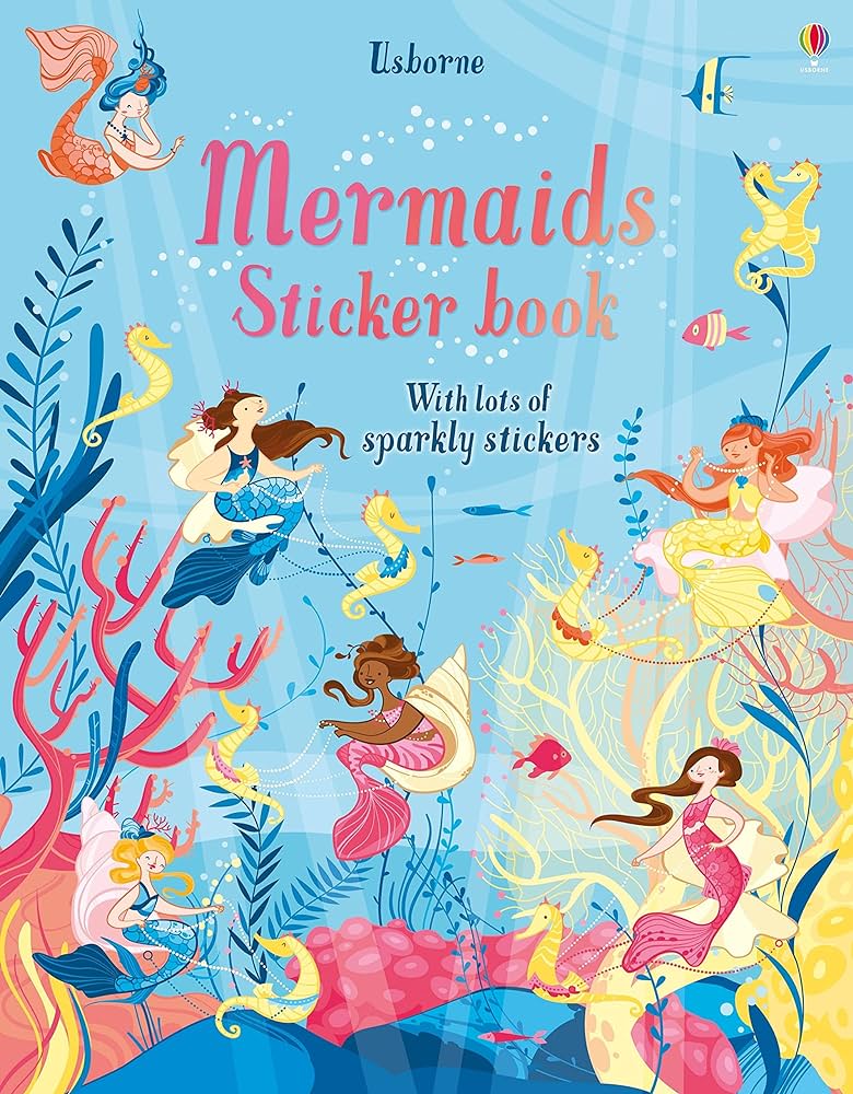 Mermaid Sparkly Sticker book