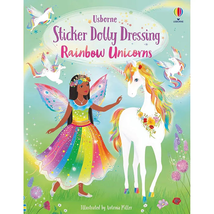 Sticker Dolly Dress-up Rainbow Unicorns