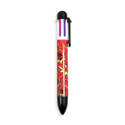 Comic Multi Color Click Pen