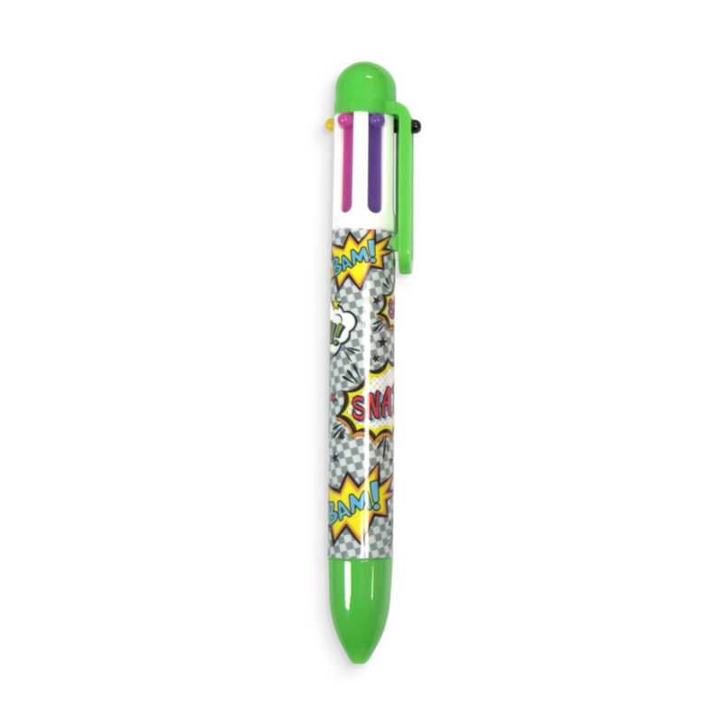 Comic Multi Color Click Pen