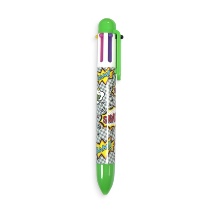 Comic Multi Color Click Pen