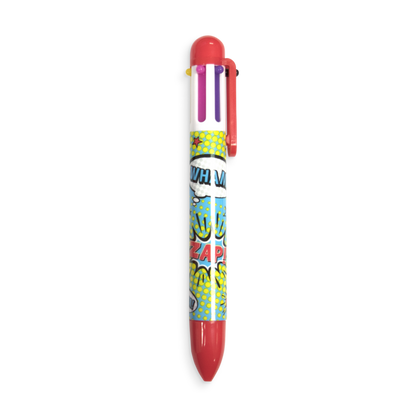 Comic Multi Color Click Pen