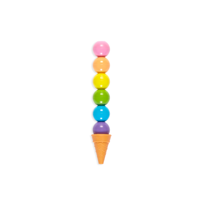 Rainbow Scoop Stackable Crayon