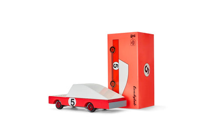 Red Racer #5 Wood Car